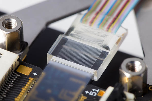 fiber array edge coupling to PIC