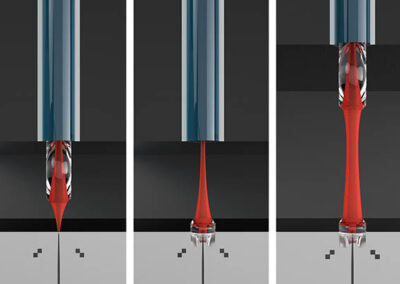 microlenses on the fiber to chip interface