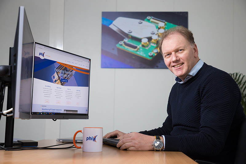 portrait of Albert Hasper CEO of PHIX Photonics Assembly